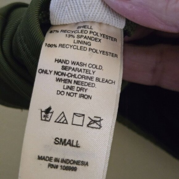 Sea Angel Army Green High Cut High Waist V Neck Bikini Size S - Picture 8 of 8